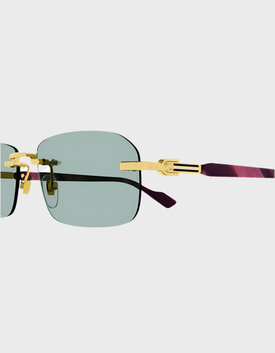 Lunettes Gucci Or Emeraude
