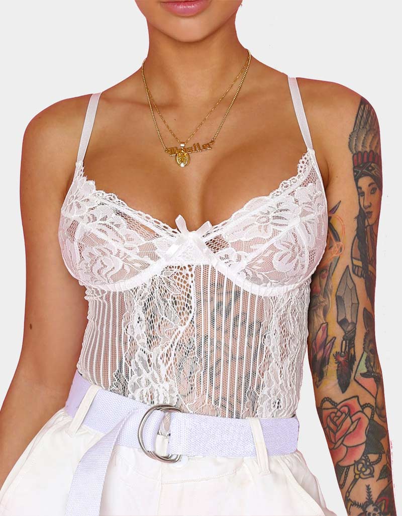 Body En Dentelle Confidentiel Chantilly - Lasourcedustyle