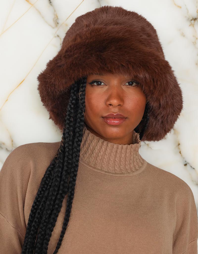 Bob Fourrure Marron - Lasourcedustyle