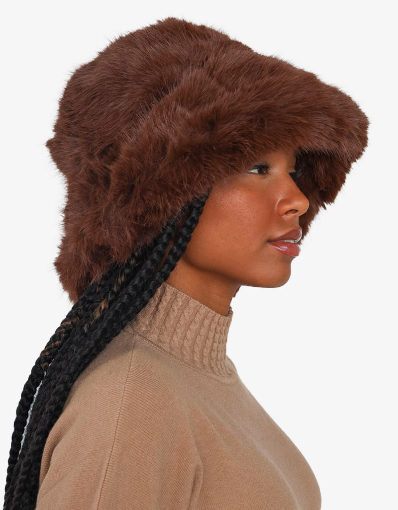 Bob Fourrure Marron - Lasourcedustyle