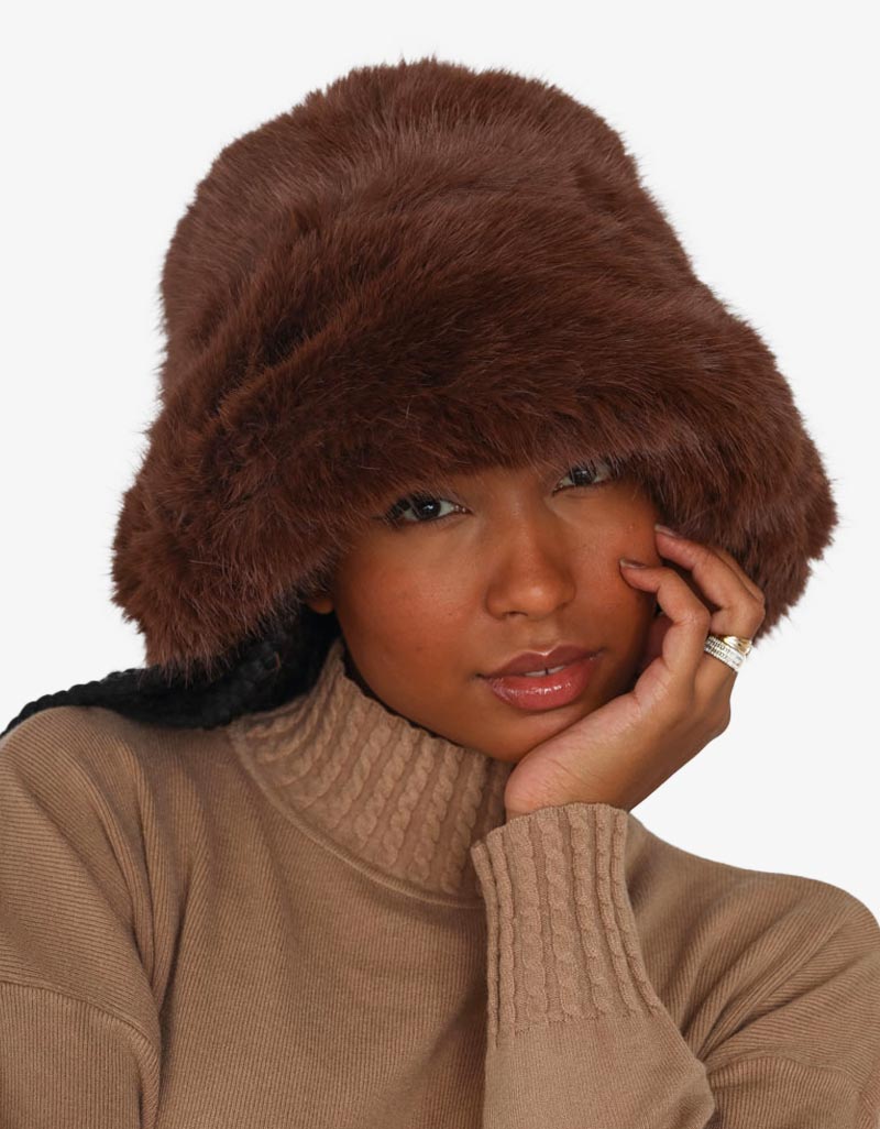 Bob Fourrure Marron - Lasourcedustyle