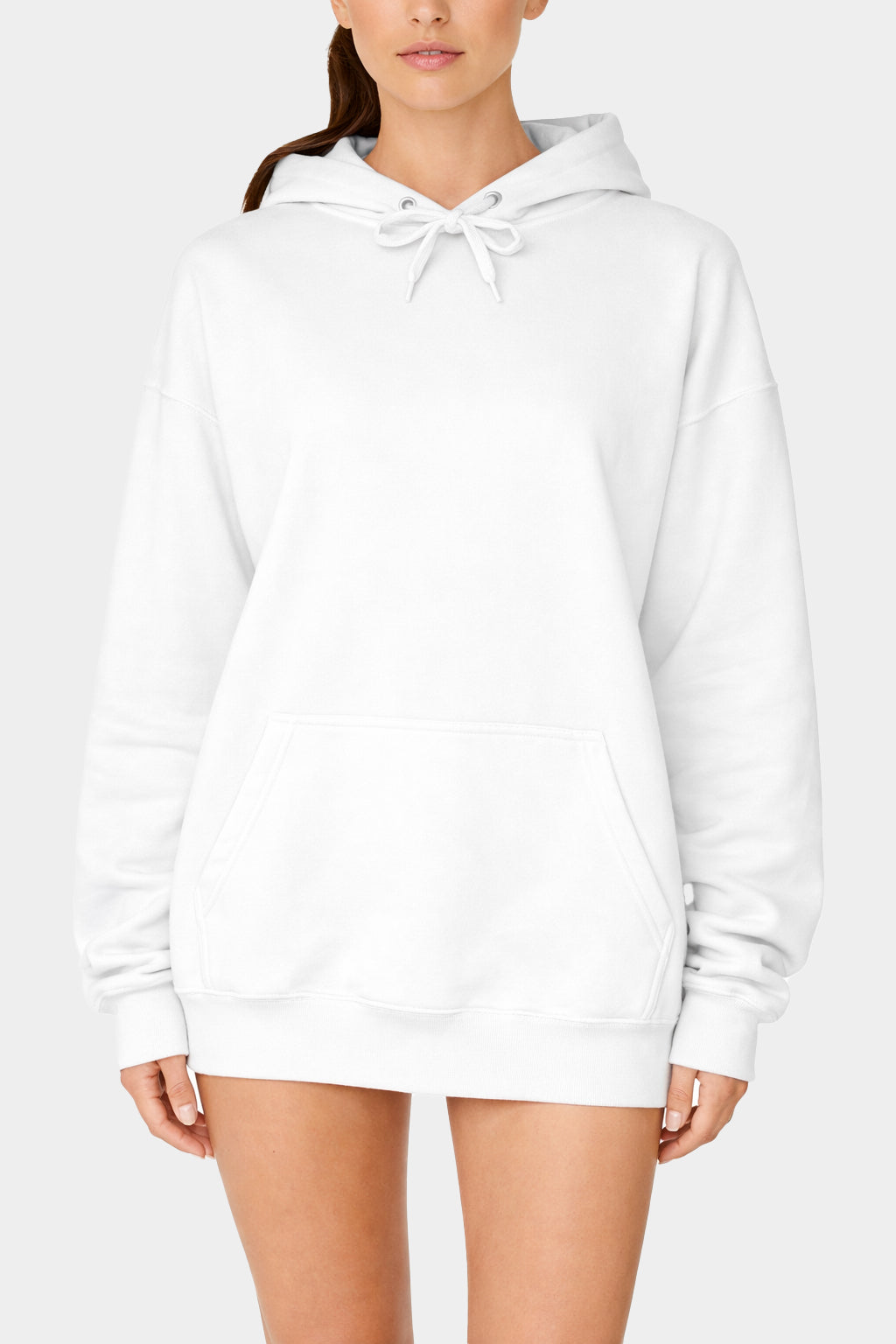 Sweat à Capuche Blanc