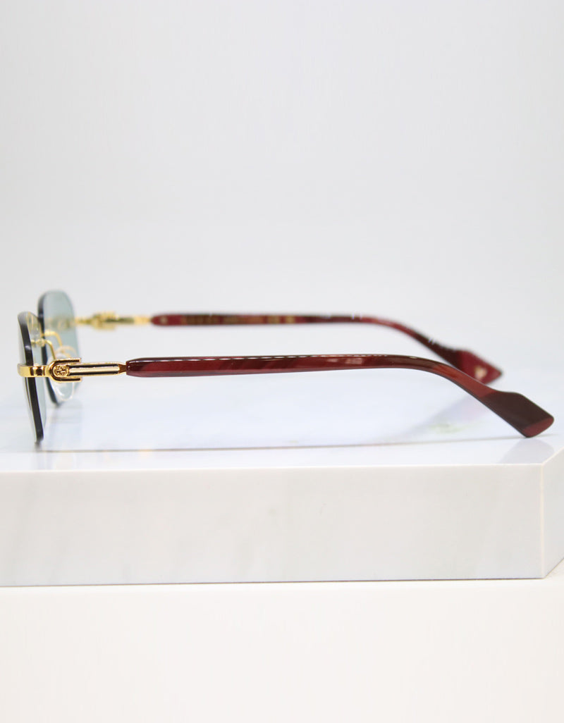 Lunettes Gucci Or Emeraude