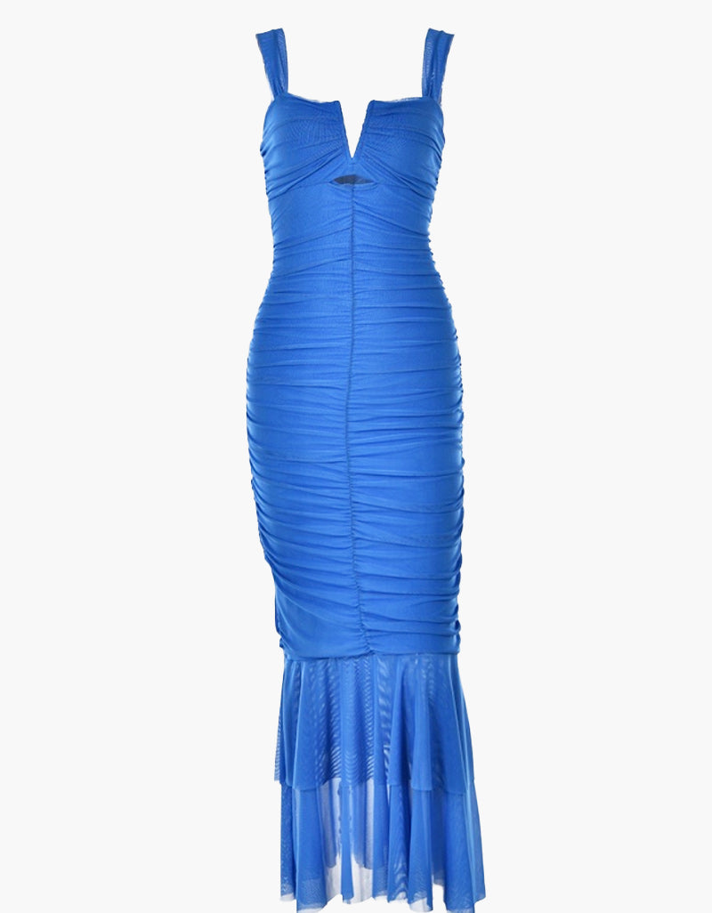 Robe Marbela Bleu - Lasourcedustyle
