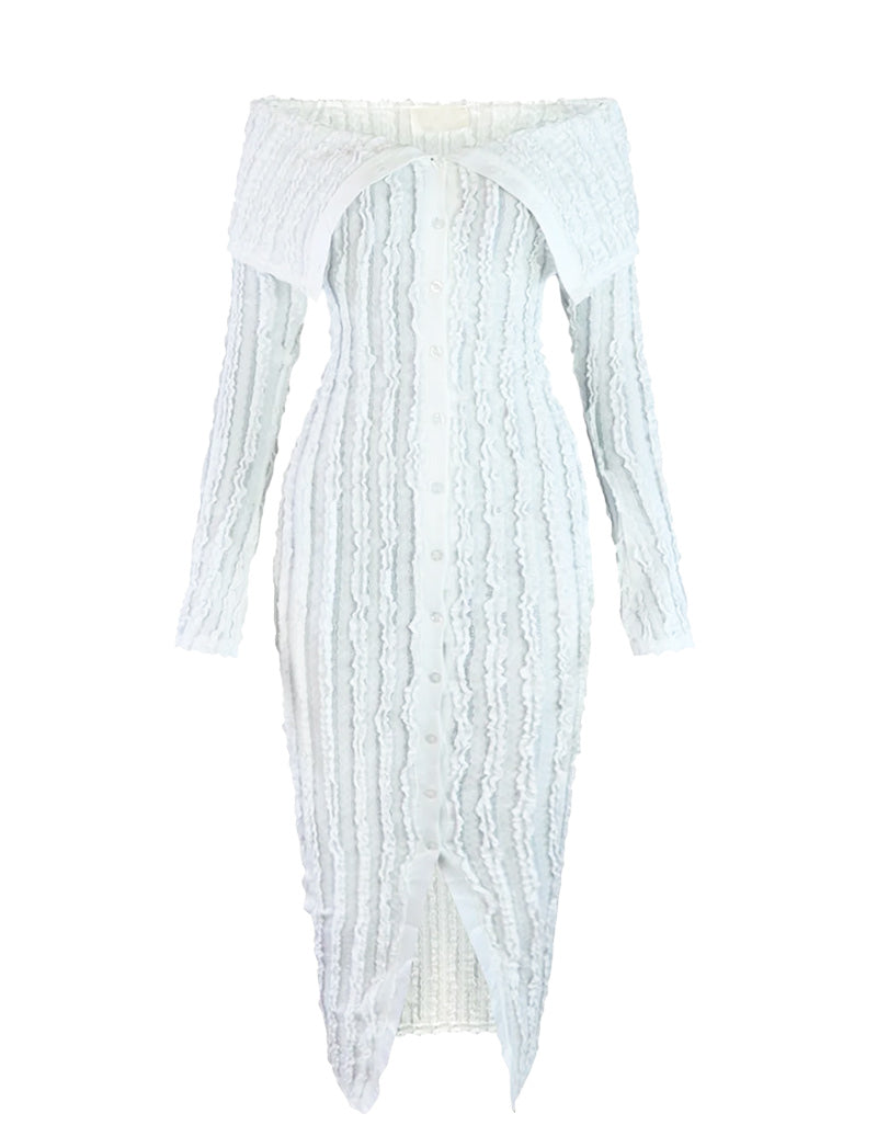 Robe Maxi Cassandra Blanc
