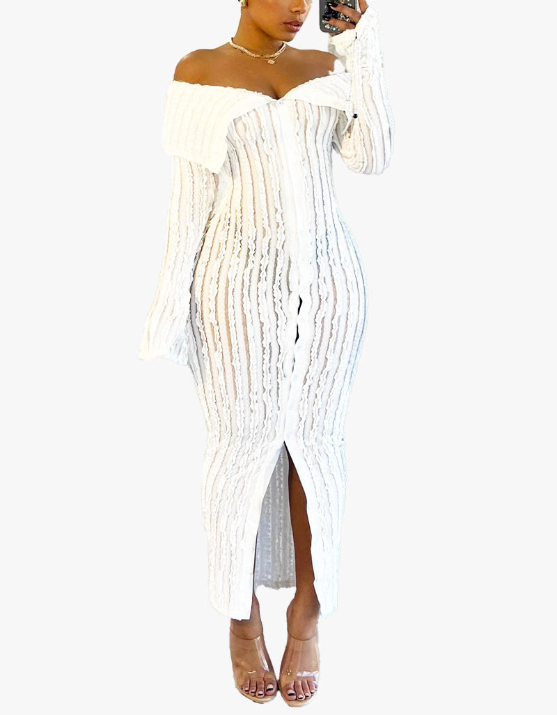 Robe Maxi Cassandra Blanc