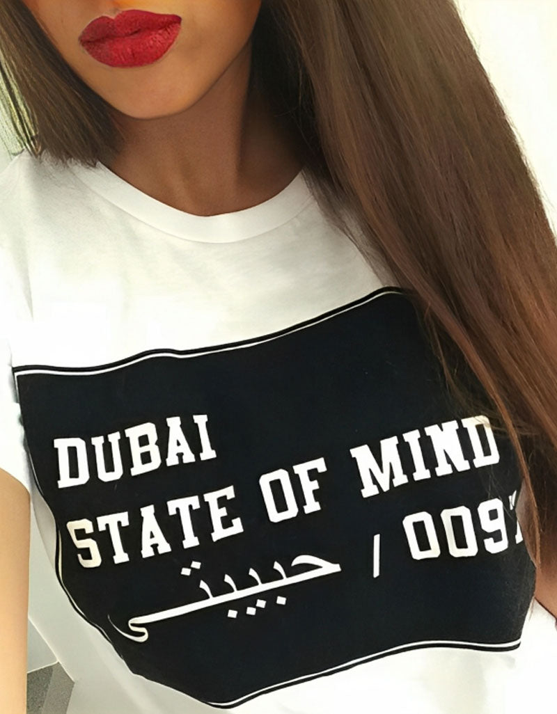 T-shirt Dubai State of mind Femme - Lasourcedustyle