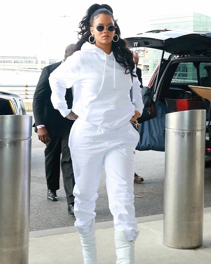 Simple - Sweat à Capuche Blanc - Lasourcedustyle