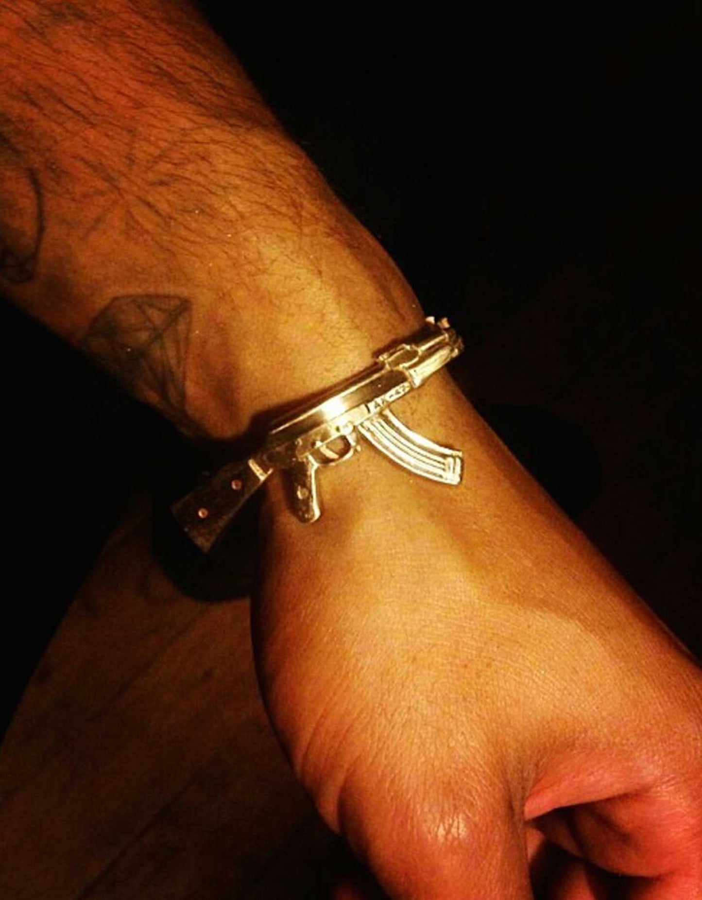 Bracelet AK gold - Lasourcedustyle