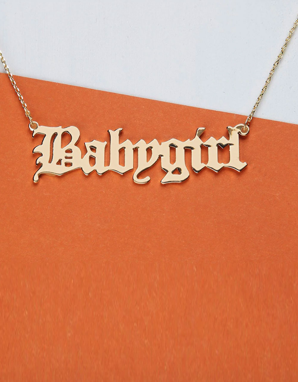 Collier 'Babygirl' Gold - Lasourcedustyle