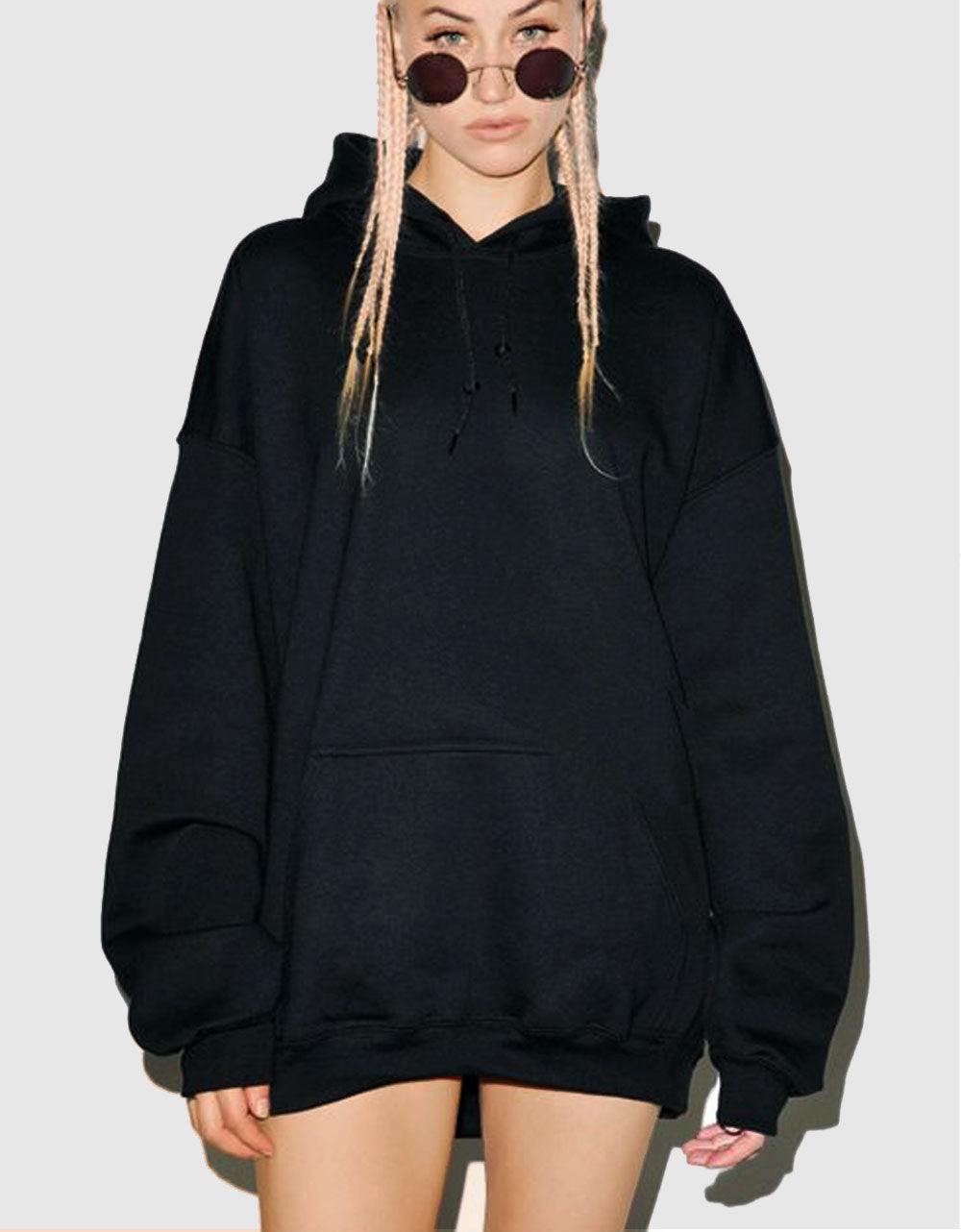 Sweat à Capuche Noir - Lasourcedustyle