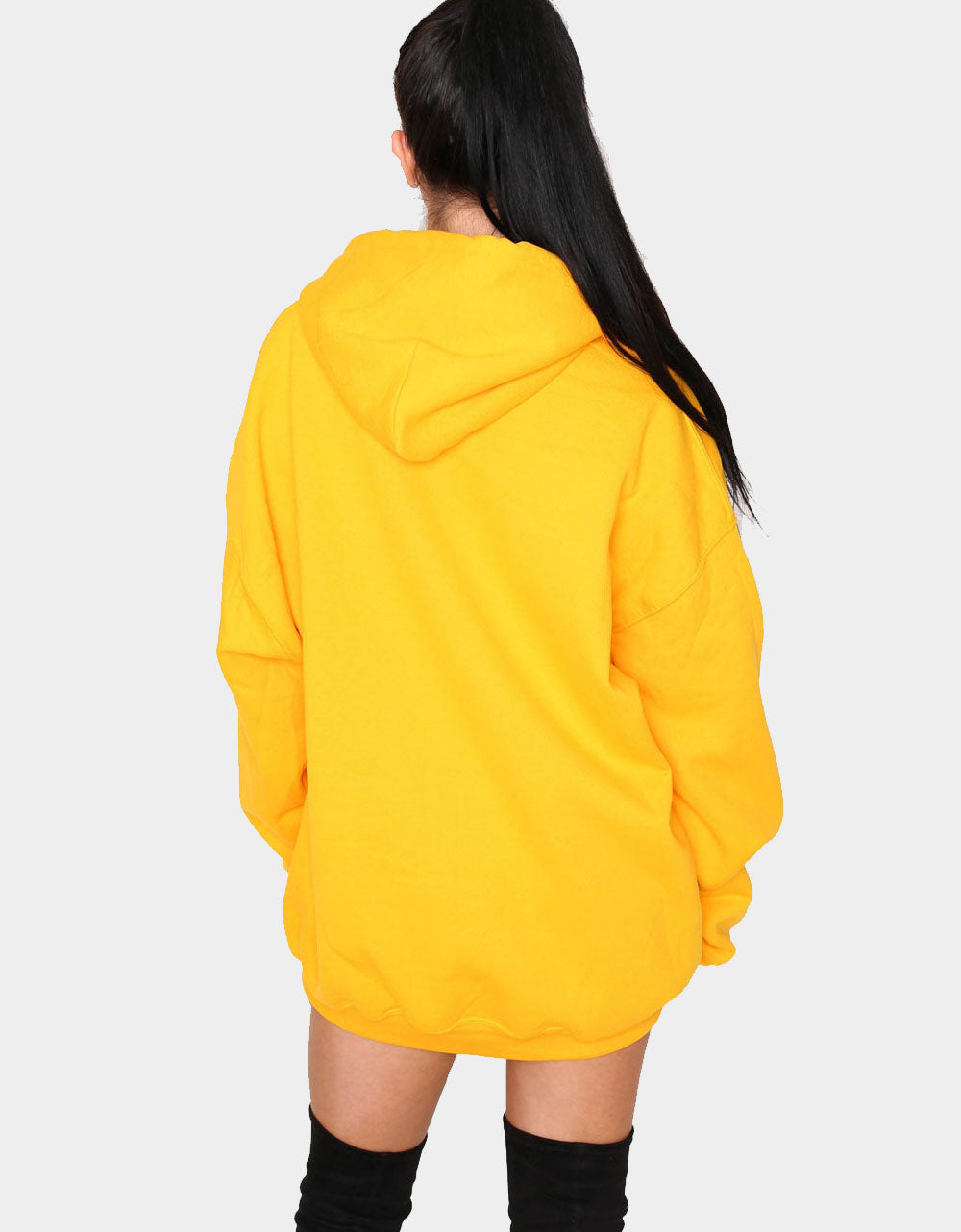 Sweat à Capuche Jaune - Lasourcedustyle