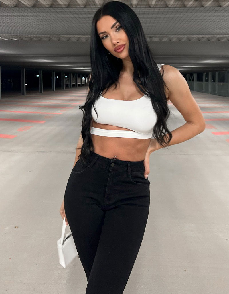 Jeans Evasé Bomba Noir - Lasourcedustyle
