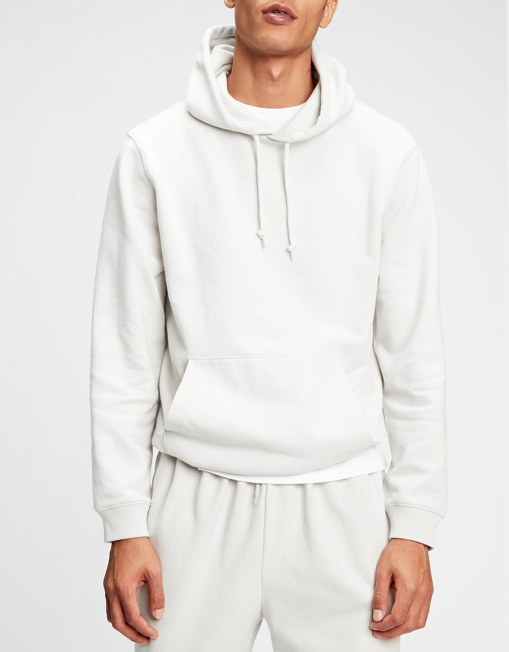 Sweat à Capuche Blanc - Lasourcedustyle