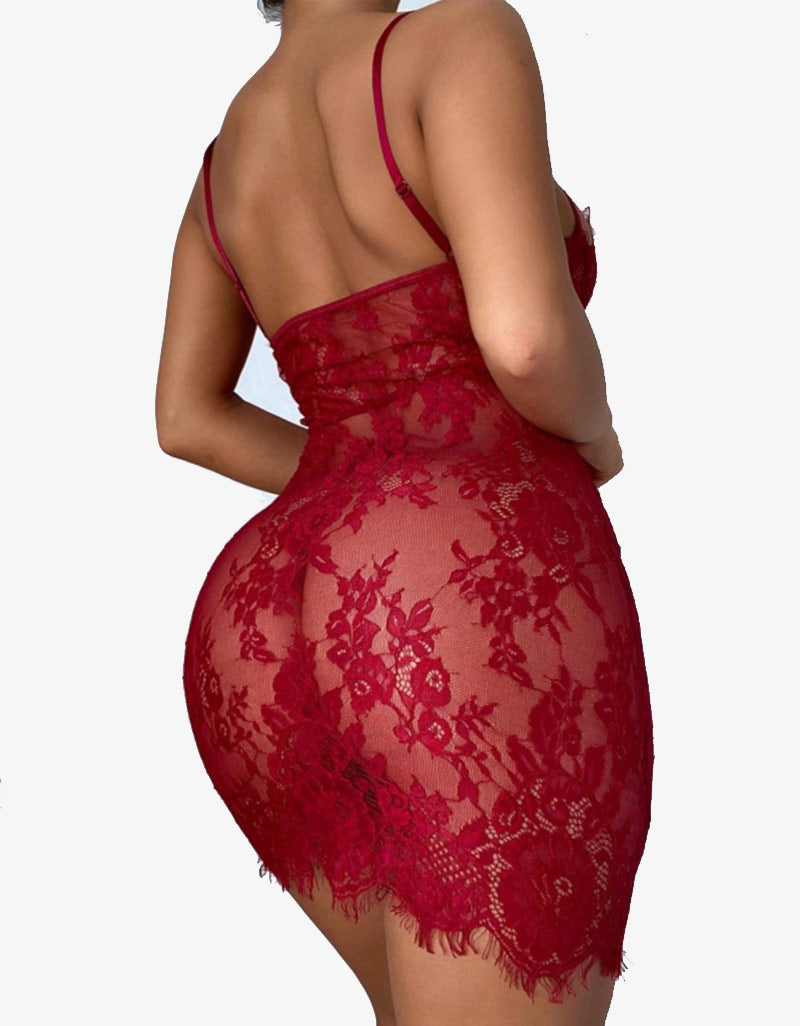 Nuisette Valencia Bordeaux - Lasourcedustyle