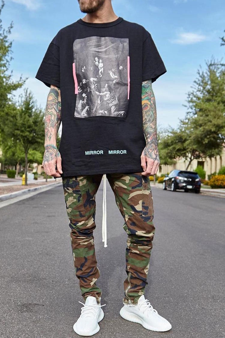 Pluton - Pantalon Cargo Jogging Camo - Lasourcedustyle