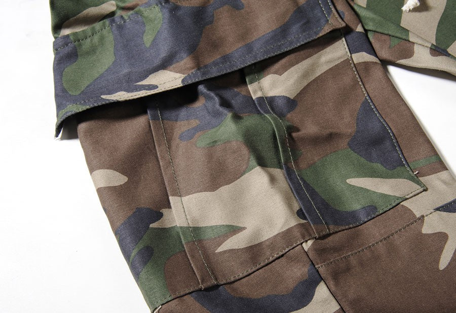 Pluton - Pantalon Cargo Jogging Camo - Lasourcedustyle