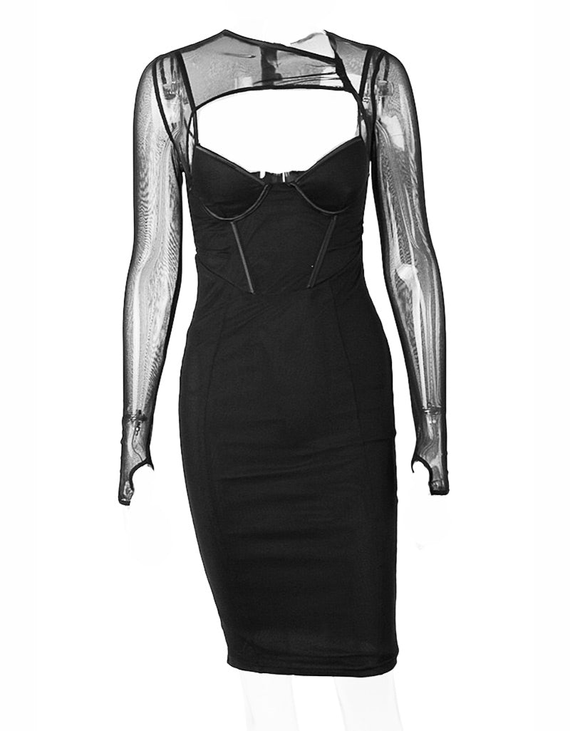 Robe Résille Leana - Lasourcedustyle