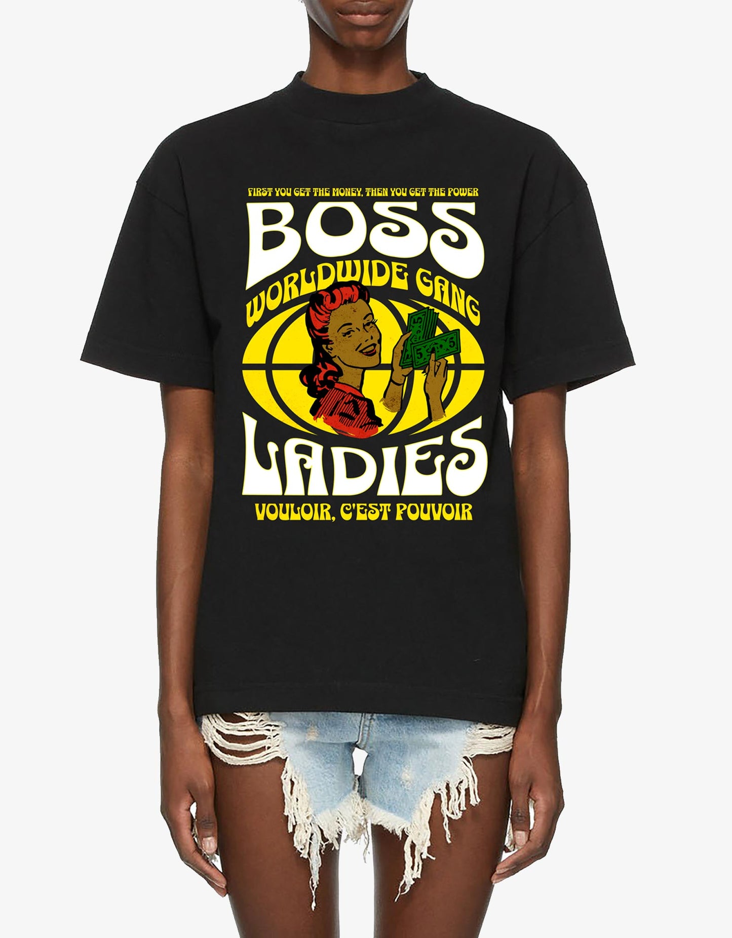 T-shirt Boss Ladies 'Power' - Lasourcedustyle