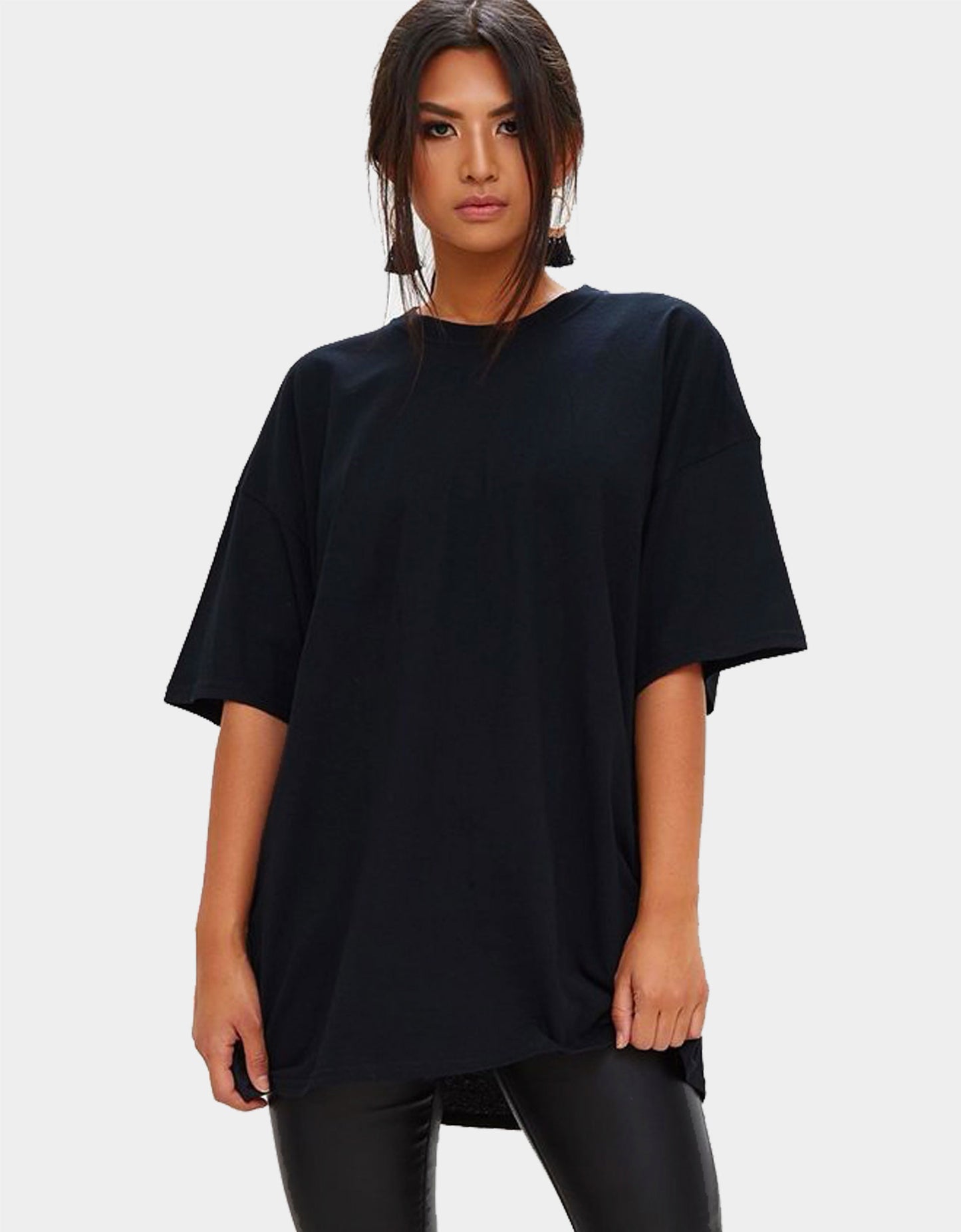 T-shirt Oversize Noir - Lasourcedustyle