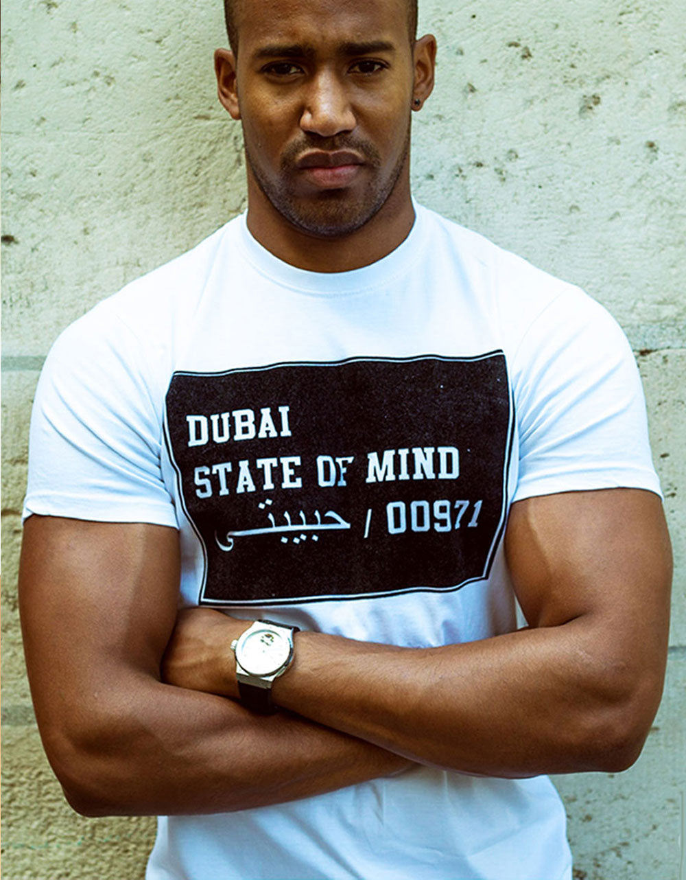 T-shirt Dubai State of mind Homme - Lasourcedustyle