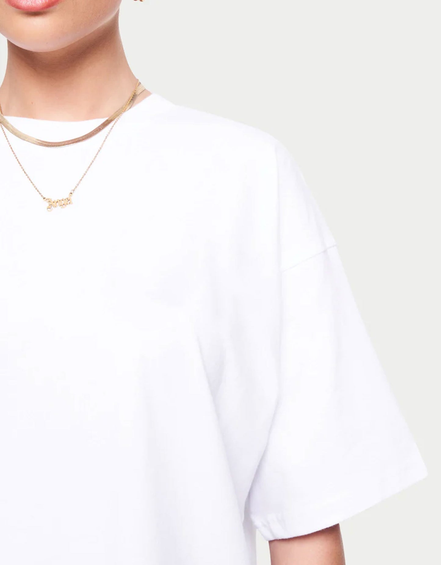 T-shirt Oversize Blanc - Lasourcedustyle