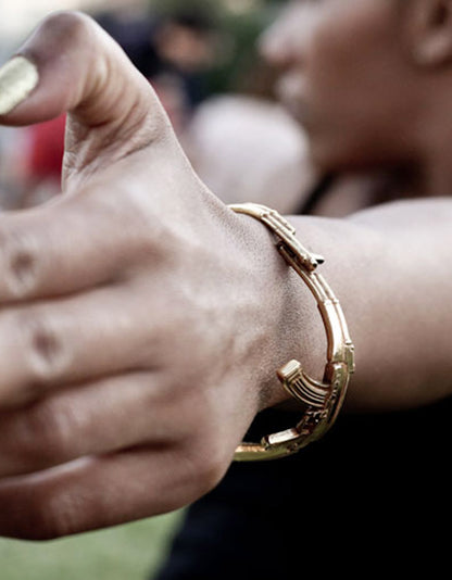 AK gold bracelet