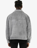 Blouson Zipé Gris - Lasourcedustyle