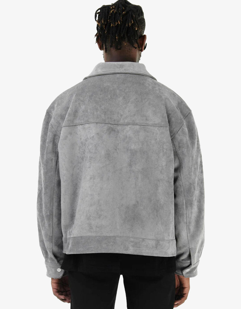 Blouson Zipé Gris - Lasourcedustyle