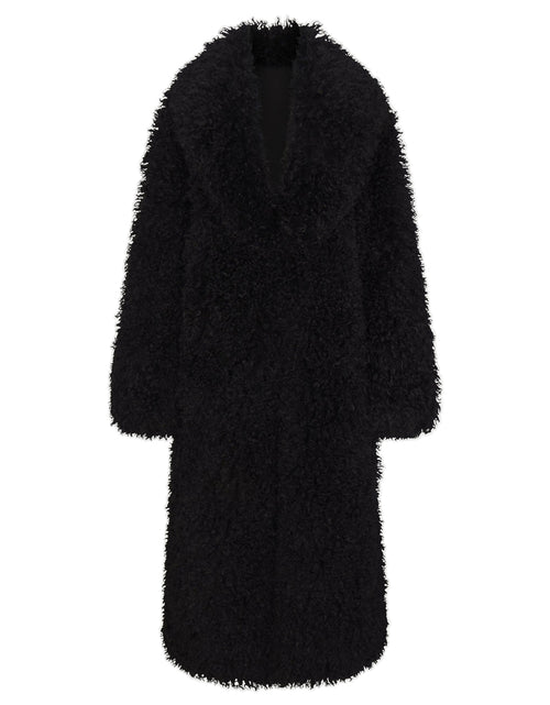 Astra — Manteau long fourrure mongolian