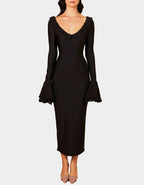 Robe Ortega Manches Cloche - Lasourcedustyle