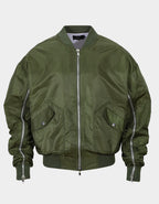 Pluton - Bomber Zipper Kaki - Lasourcedustyle