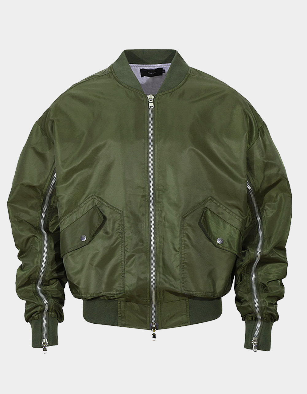 Pluton - Bomber Zipper Kaki - Lasourcedustyle