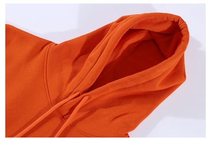 Simple - Sweat à Capuche Orange - Lasourcedustyle