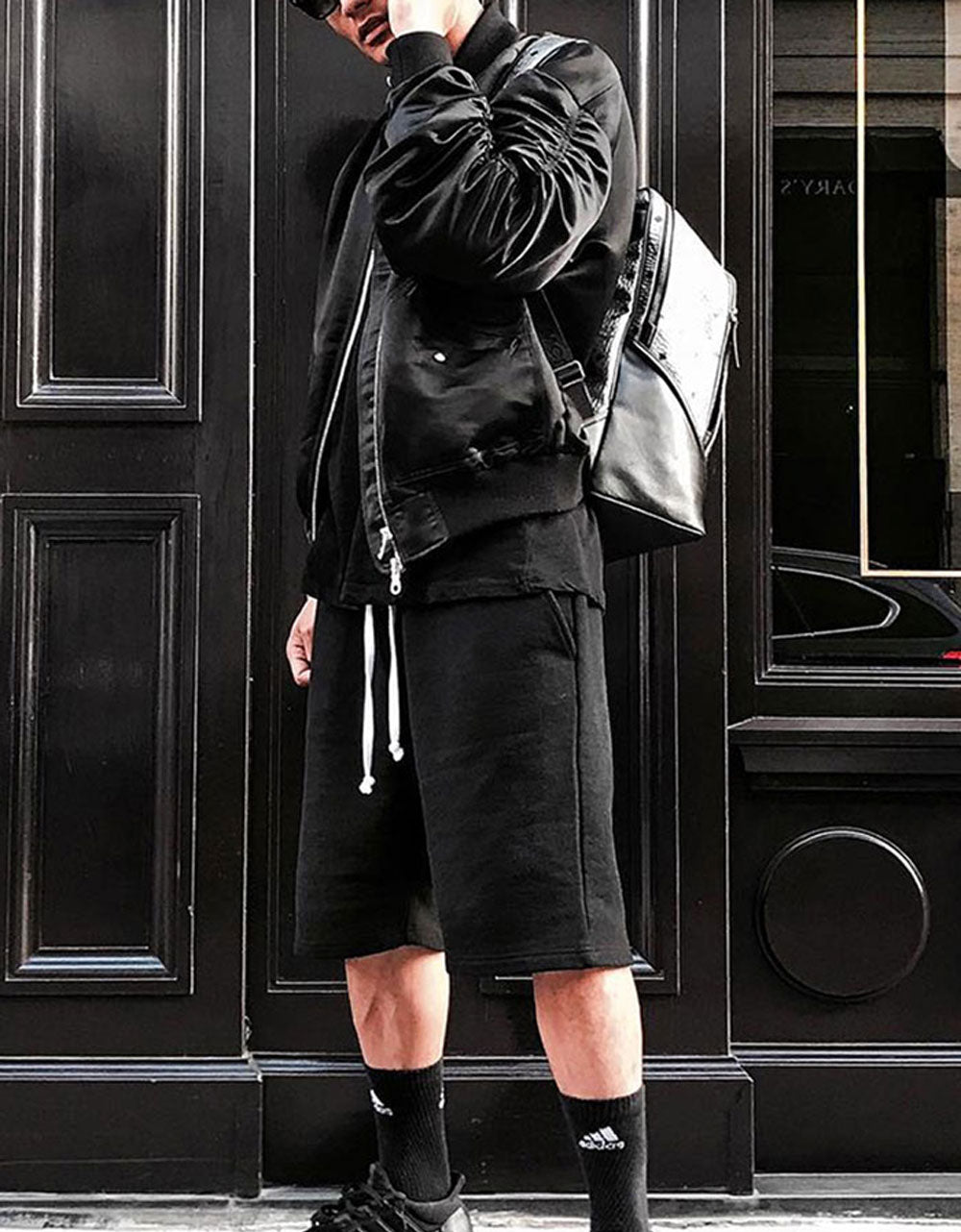 Pluton - Bomber Zipper Noir - Lasourcedustyle