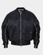 Pluton - Bomber Zipper Noir - Lasourcedustyle