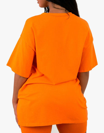 T-shirt Oversize Orange - Lasourcedustyle